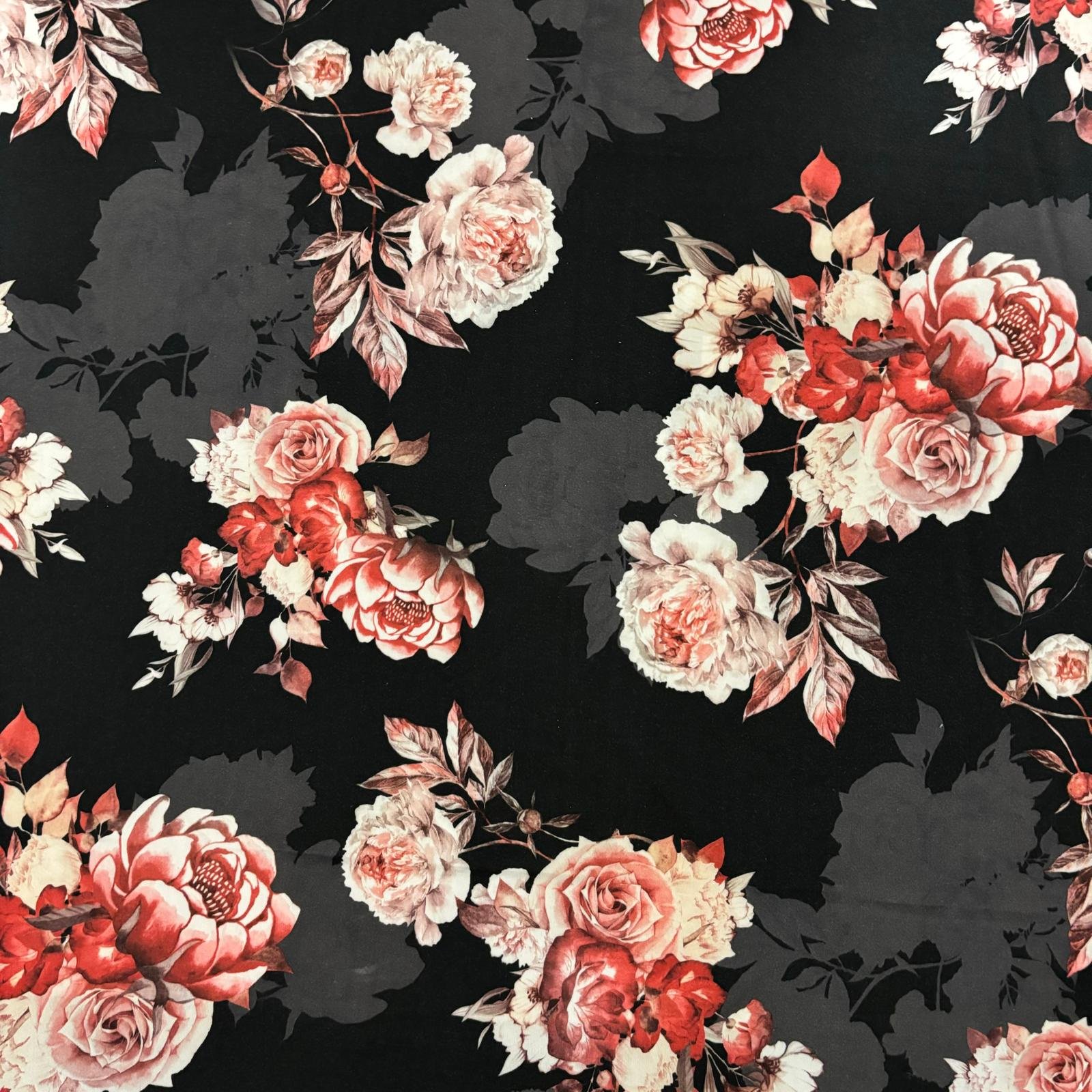 DTY DOUBLE BRUSH KNIT FABRIC 17862 DES#8 COL2 BLACK BACKGROUND DTY DOUBLE BRUSH| STRETCH FABRIC| POLYESTER KNIT FABRIC