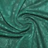 SCUBA CREPE EMBOSSED WITH DIAMOND METALLIC #18011 COL.9 DARK GREEN