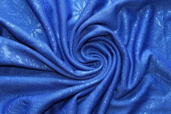 GALAXY CREPE KNIT EMBOSSED WITH METALLIC #18036 COL.5 ROYAL BLUE