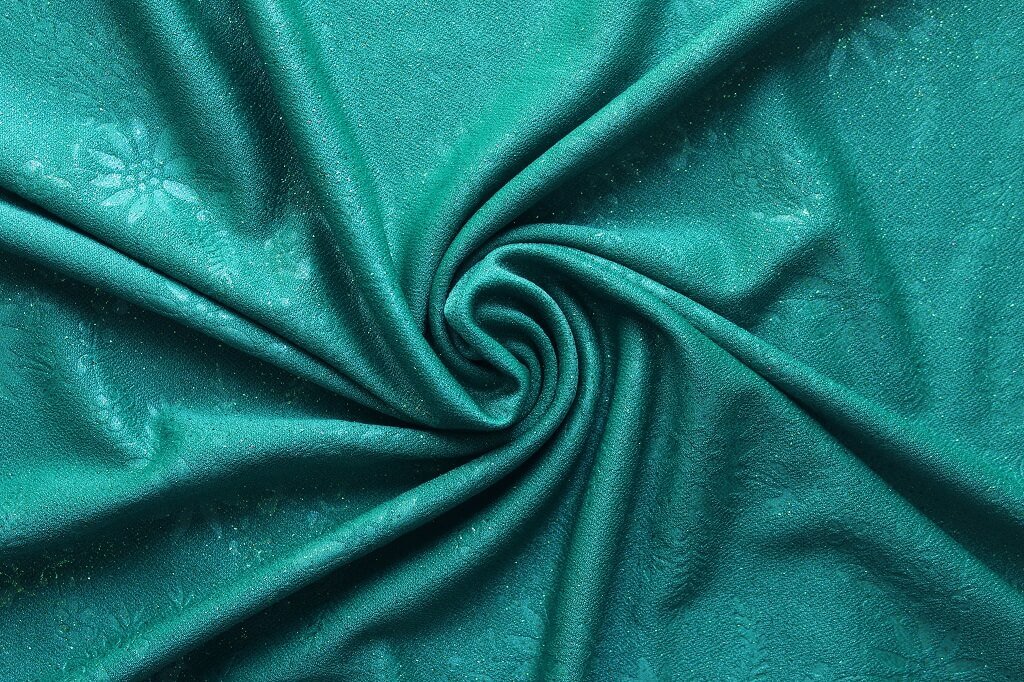 GALAXY CREPE KNIT EMBOSSED WITH METALLIC #18036 COL.10 JADE