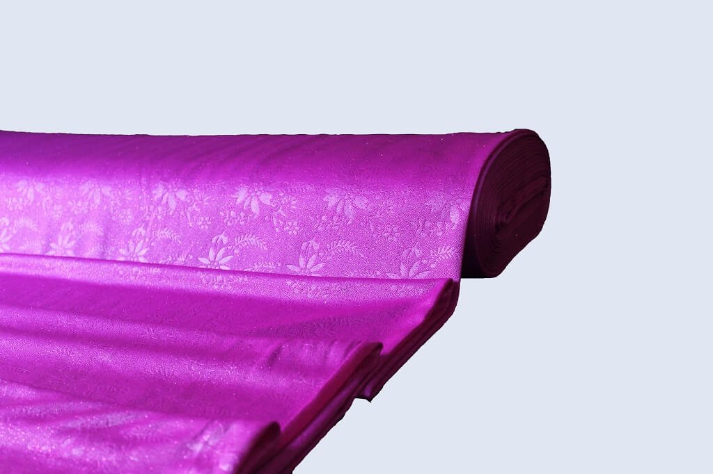 GALAXY CREPE KNIT EMBOSSED WITH METALLIC #18036 COL.2 FUCHSIA