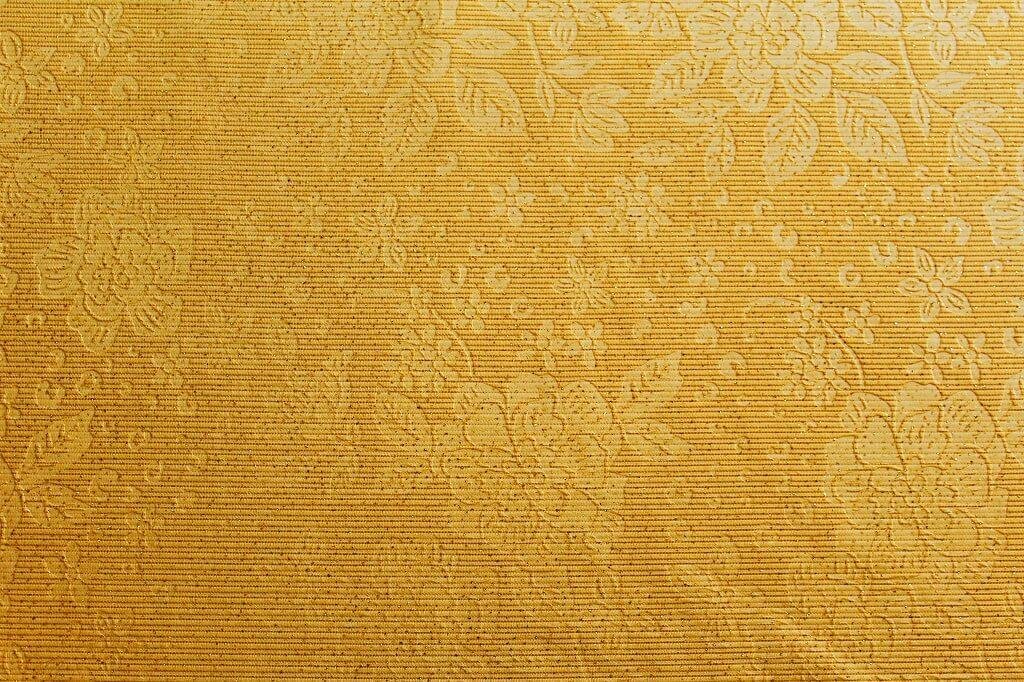 KNIT DOBBY JACQUARD EMBOSSED WITH GILITER 18037 COL.13 YELLOW