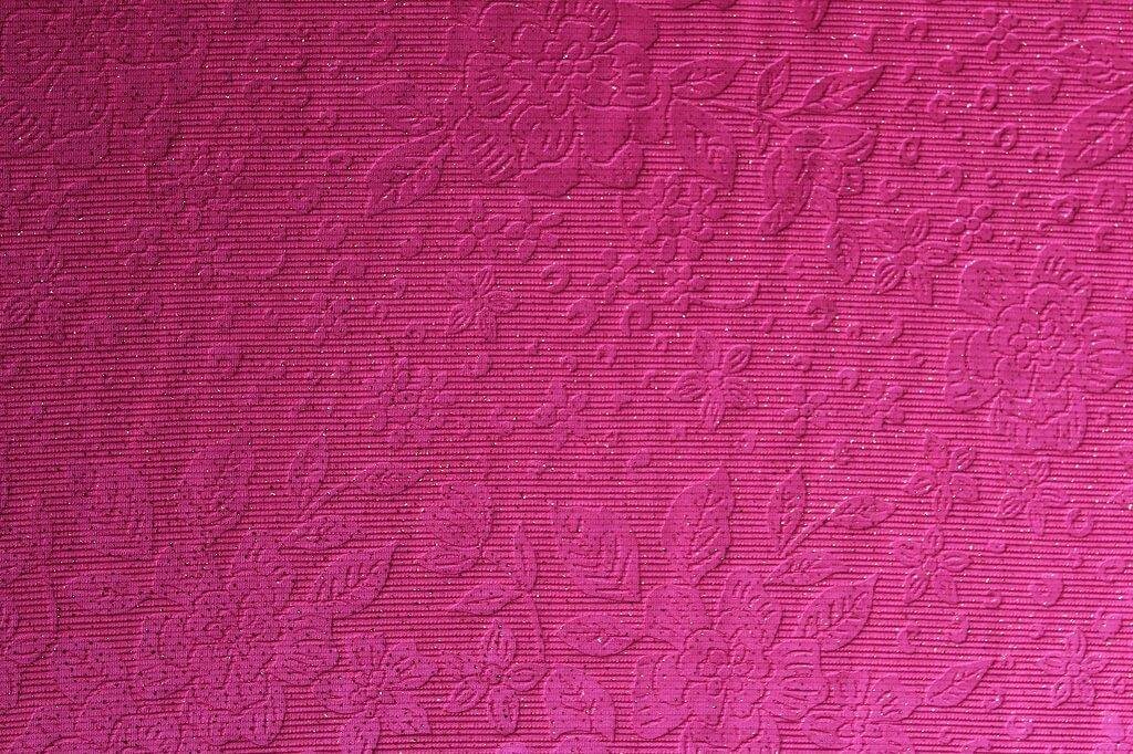 KNIT DOBBY JACQUARD EMBOSSED WITH GILITER 18037 COL.14 BRIGHT PINK