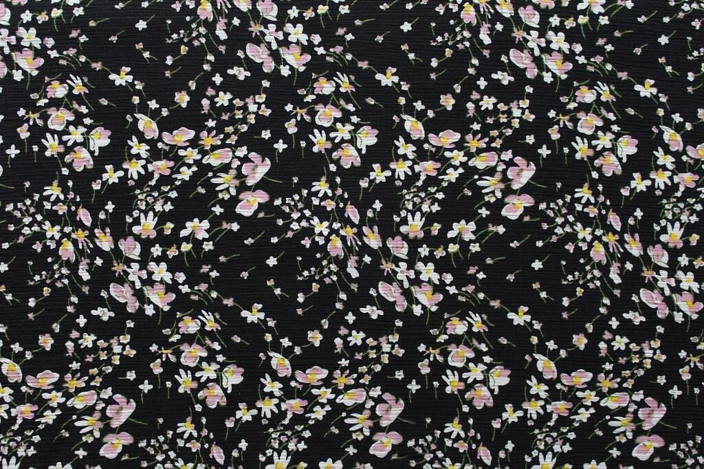 KOSHIBO YORYO CREPE 18202. DES. 25 COL.5 BLACK BACKGROUND