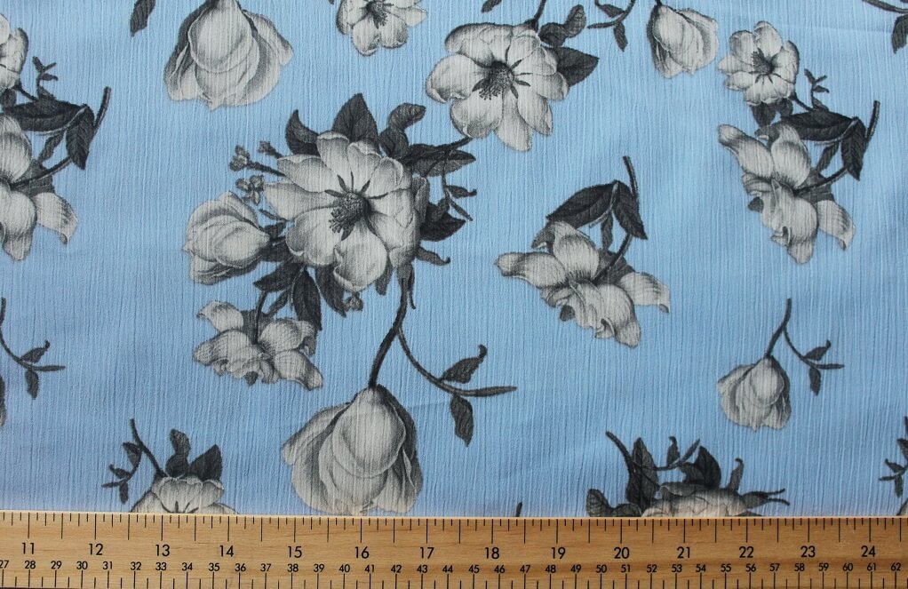 KOSHIBO YORYO CREPE 18202. DES. 38 COL.2 BLUE BACKGROUND