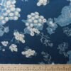 JERSEY FABRIC WITH GRAPES PRINT NAVY BLUE