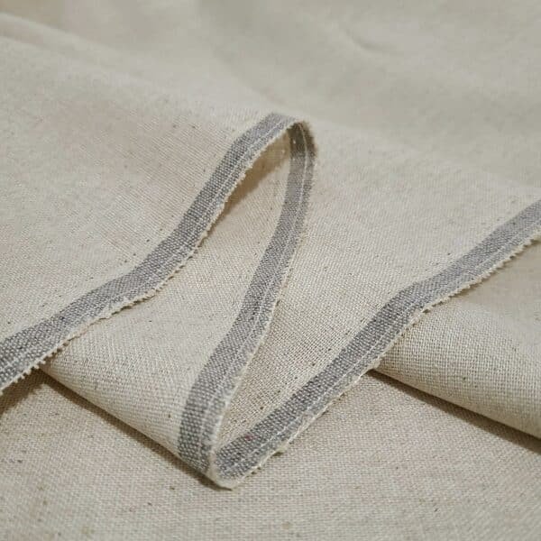 Linen material, Linen Fabric by the yard for clothing Ivory, Embroidery linen fabric, beige, natural