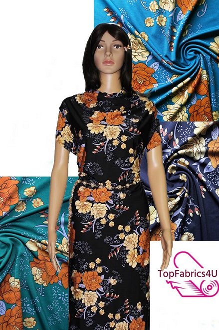 Mannequin is showing a new ITY jersey knit fabric design