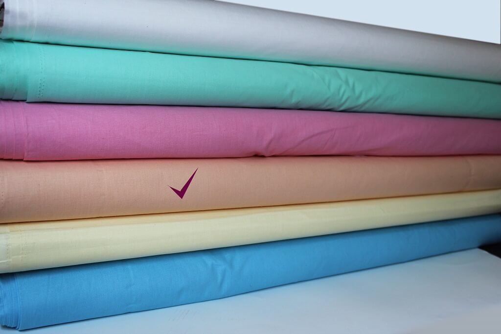 COTTON SHEETING 60'' INCH WIDE. PALE PEACH