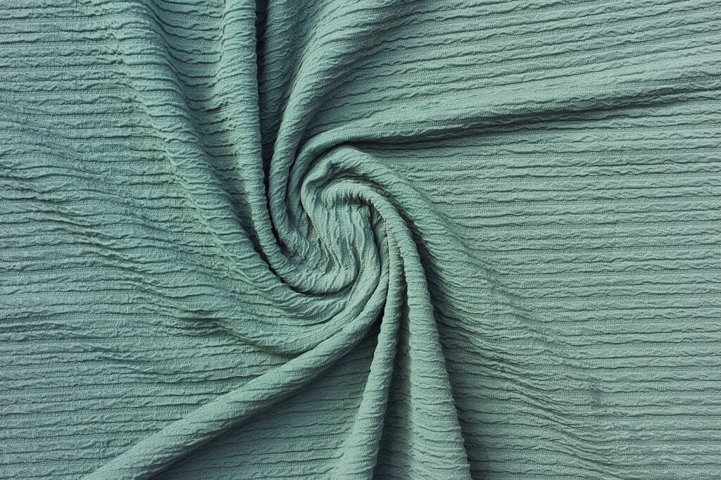 KNIT FUKURO PLAIN DYED WITH 3D STRIPED TEXTURE DES.1 COL.2 APPLE GREEN KNIT FUKURO PLAIN DYED WITH 3D STRIPED TEXTURE DES.1 COL.2 APPLE GREEN