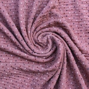 Fukuro Knit Print Polka Dot Rose color