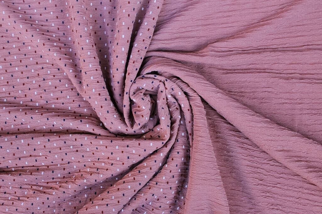 Fukuro Knit print with matching solid color