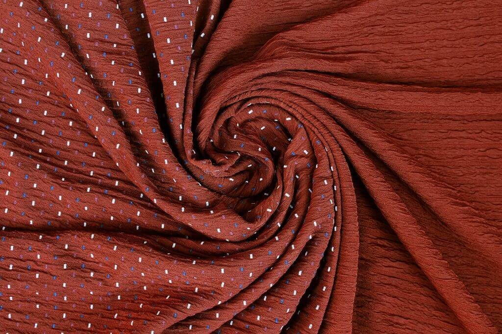 KNIT FUKURO PRINT WITH  MATCHING SOLID COLOR