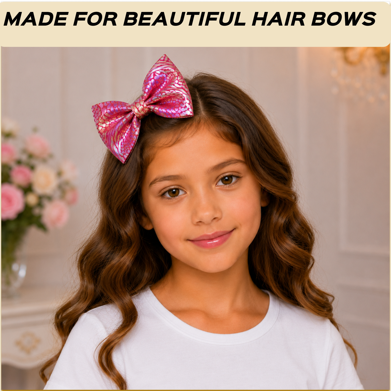 Slide 6 MADE FOR HAIR BOWS Pink