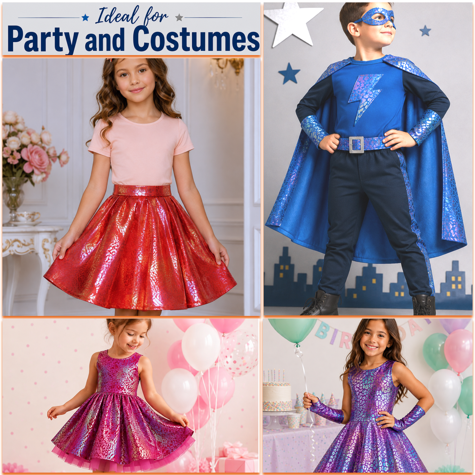Slide 8. Ideal for Party and Costumes Orange
