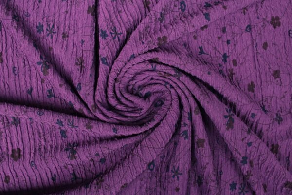 KNIT FUKURO PRINT WITH 3D STRIPED TEXTURE DES.3 COL.2 PURPLE