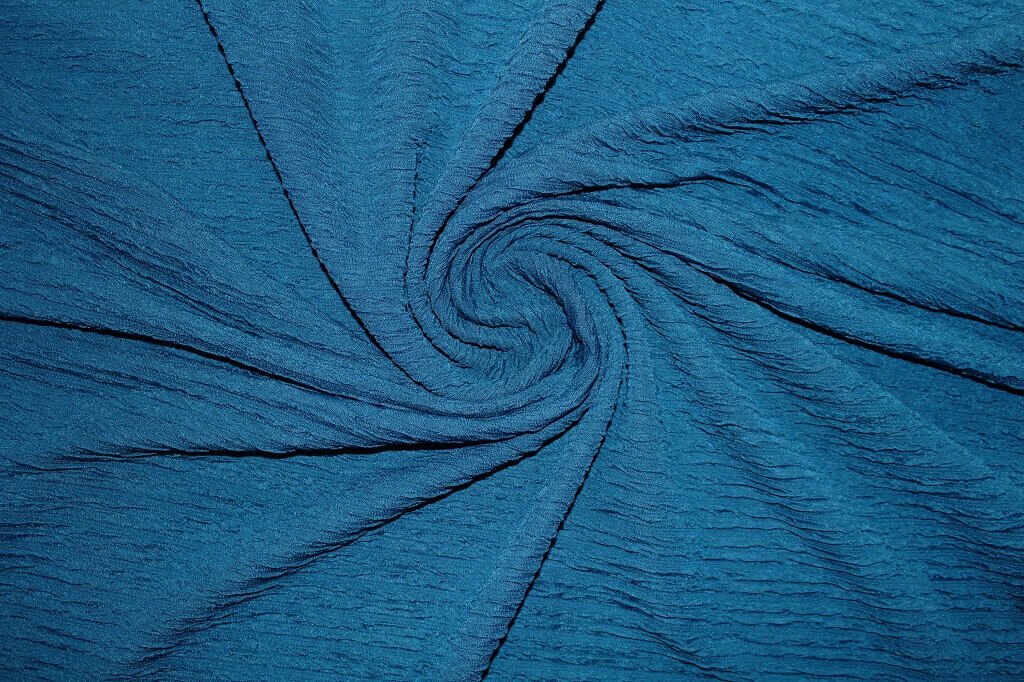 KNIT FUKURO PLAIN DYED WITH 3D STRIPED TEXTURE DES.3 COL.4 TEAL BLUE KNIT FUKURO PLAIN DYED WITH 3D STRIPED TEXTURE DES.3 COL.4 TEAL BLUE