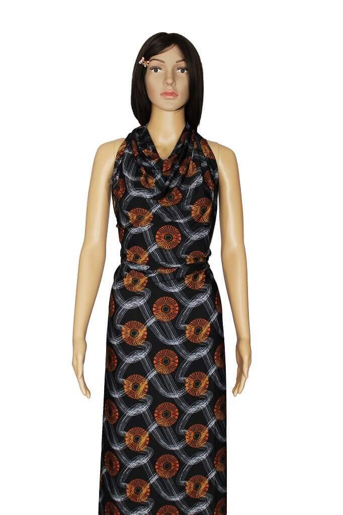 DTY JERSEY KNIT 18204. DES #25 COL.1 MUSTARD DTY JERSEY KNIT 18204. DES #25 COL.2 RED