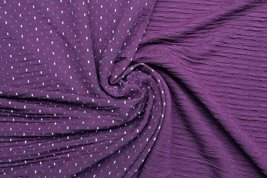 KNIT FUKURO PRINT WITH MATCHING  SOLID COLOR FABRIC Fukuro Print Print with matching color