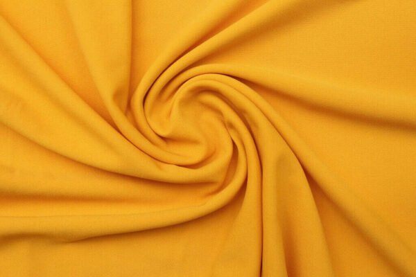 Techno-Crepe Knit Fabric Yellow