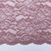 Pale rose Lace with scalloped edge