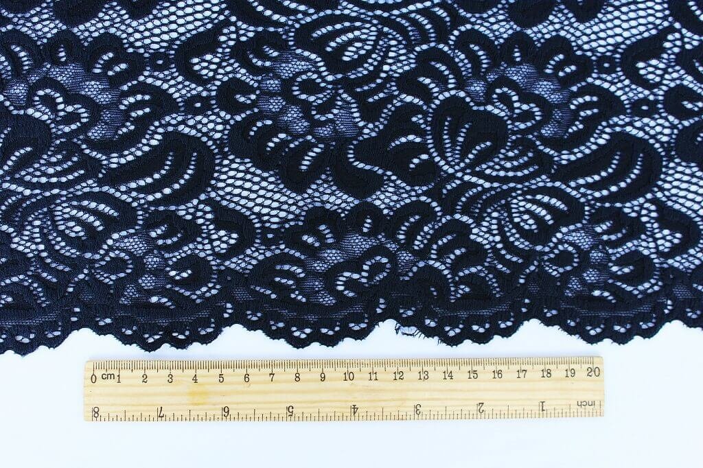NYLON LACE SPANDEX NAVY BLUE