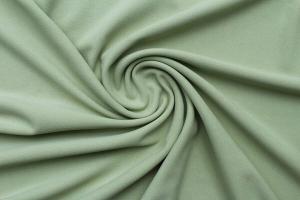 Techno Crepe Knit Fabric Solid Sage Green