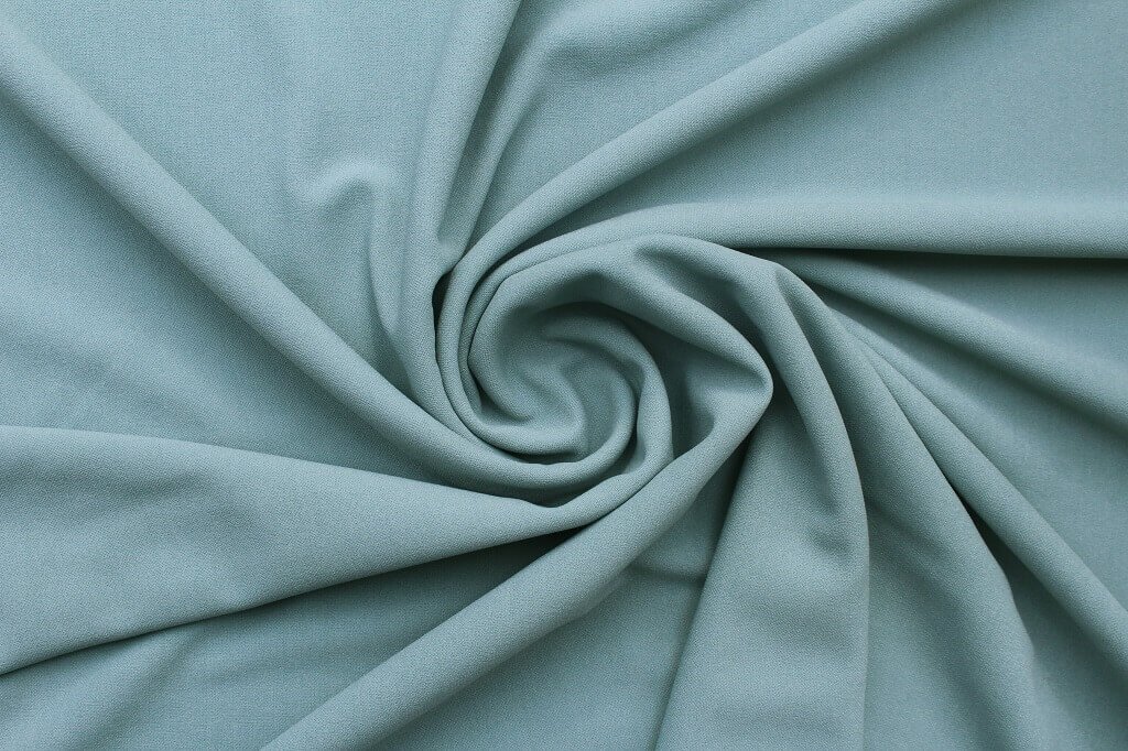 TECHNO CREPE PLAIN DYED PISTACHIO Techno-crepe Knit Fabric Solid Pistachio Green