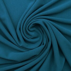 Techno Crepe Knit Fabric Solid Dark Teal