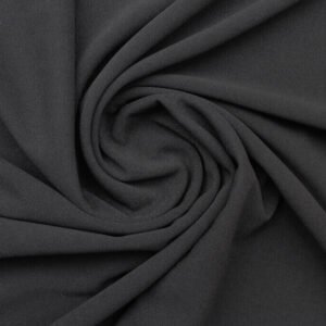 Techno-Crepe Knit Fabric Black