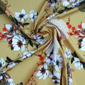 Polyester Stretch Dress Fabric