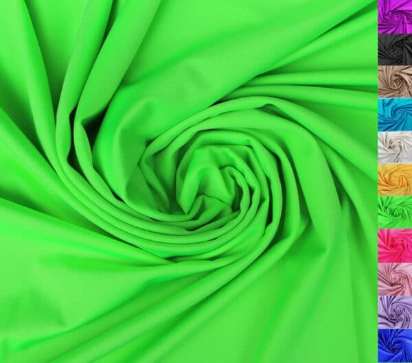 neon green Polyester fabric | 4 way stretch fabric