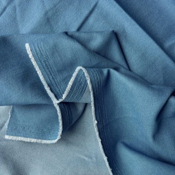 Breeze Blue Denim Fabric, Denim fabric by the yard, jean material, jean fabric img3