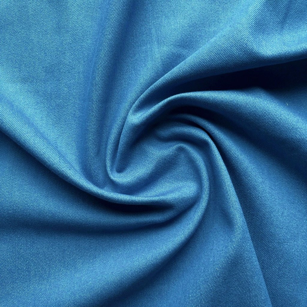 T/C DENIM STRETCH COL.9 CLASSIC BLUE Classic Blue Denim Fabric, Denim fabric by the yard, jean material, jean fabric