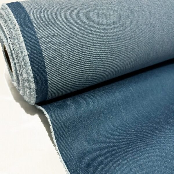 Ocean Blue Denim fabric, jean fabric, jean material, medium weight denim fabric by the yard