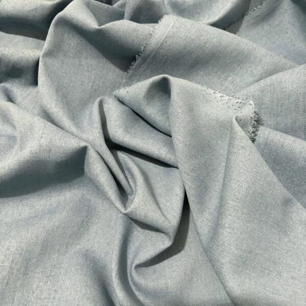 Linen material, Linen Fabric by the yard for clothing, Embroidery linen fabric, gray