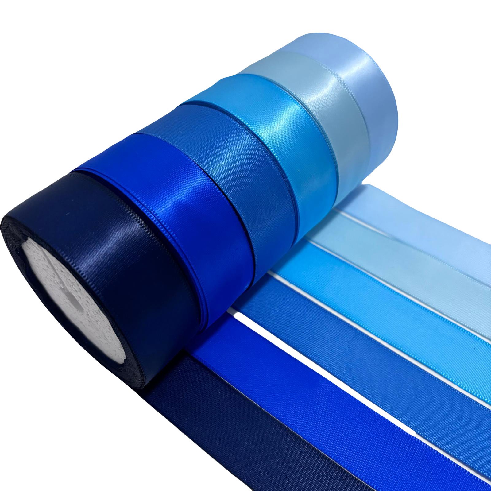 1-Inch Blue ribbon Ribbon Set 60 Yards Ribbon for Gift Wrapping Christmas Ribbon Satin ribbon Baby Bows Wedding Birthdays Party Decoration Crafting Bouquet Ribbon (10 yards/roll) Ribbon for gift wrapping, Blue ribbon, gold ribbon, purple ribbon red ribbon, blue ribbon, yellow ribbon, orange ribbon, green ribbon satin ribbon christmas ribbon pic.2 jpg