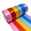 Ribbon for gift wrapping, red ribbon, blue ribbon, yellow ribbon, orange ribbon, green ribbon satin ribbon christmas ribbon pic1